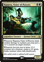 Hapatra, Vizier of Poisons - Amonkhet Promos - Promo Foil