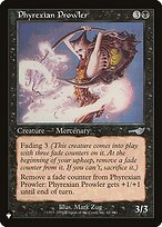 Phyrexian Prowler - The List