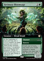Yavimaya Bloomsage // Channel - Secrets of Strixhaven Commander - Extended Art