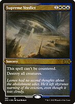 Supreme Verdict - Double Masters 2022 - Etched Foil