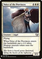 Voice of the Provinces - The List