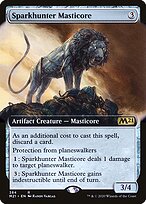 Sparkhunter Masticore - Core Set 2021 - Extended Art