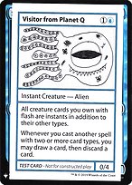 Visitor from Planet Q - Mystery Booster Playtest Cards 2019