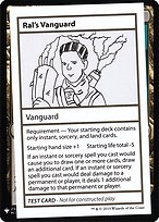 Ral's Vanguard - Mystery Booster Playtest Cards 2019