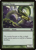 Scaled Wurm - Ninth Edition - Promo Foil