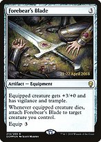 Forebear's Blade - Dominaria Promos - Promo Foil