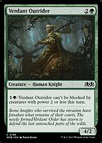 Verdant Outrider - Wilds of Eldraine