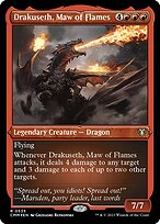 Drakuseth, Maw of Flames - Commander Masters - Etched Foil