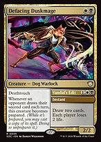 Defacing Duskmage // Vandal's Edit - Secrets of Strixhaven Commander