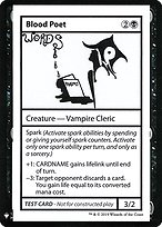 Blood Poet - Mystery Booster Playtest Cards 2019