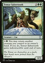 Temur Sabertooth - New Capenna Commander