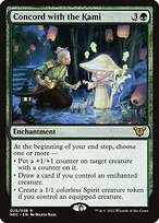 Concord with the Kami - Neon Dynasty Commander