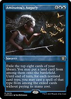 Aminatou's Augury - Commander Masters - Etched Foil