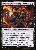 Hidetsugu, Devouring Chaos - Kamigawa: Neon Dynasty Promos