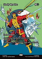 Steely Resolve - Marvel Universe - Borderless