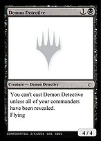 Demon Detective - Unknown Event