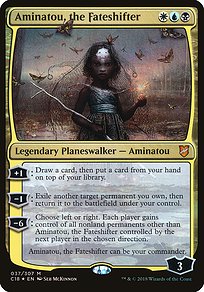 Aminatou, the Fateshifter - Commander 2018 Oversized - Promo Foil