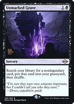 Unmarked Grave - Modern Horizons 2 Promos - Promo Foil