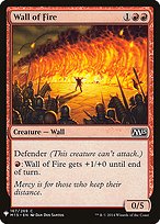 Wall of Fire - The List