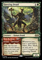 Questing Druid // Seek the Beast - Wilds of Eldraine