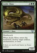 Acidic Slime - Neon Dynasty Commander