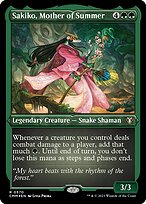 Sakiko, Mother of Summer - Commander Masters - Etched Foil