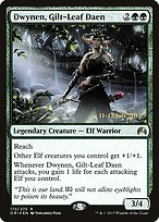 Dwynen, Gilt-Leaf Daen - Magic Origins Promos - Promo Foil