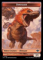 Dinosaur - Outlaws of Thunder Junction Tokens