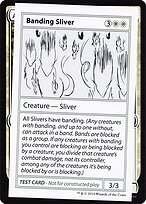 Banding Sliver - Mystery Booster Playtest Cards 2021