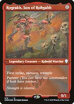 Rograkh, Son of Rohgahh - Commander Legends - Etched Foil