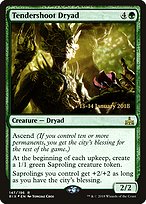 Tendershoot Dryad - Rivals of Ixalan Promos - Promo Foil