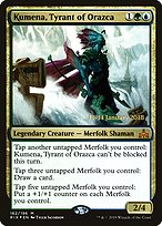 Kumena, Tyrant of Orazca - Rivals of Ixalan Promos - Promo Foil