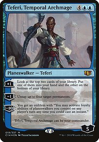 Teferi, Temporal Archmage - Commander 2014 Oversized - Promo Foil