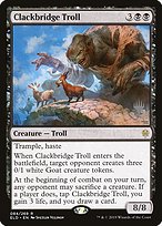 Clackbridge Troll - Throne of Eldraine Promos