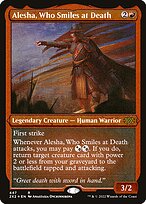 Alesha, Who Smiles at Death - Double Masters 2022 - Etched Foil