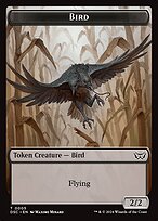 Bird - Duskmourn: House of Horror Commander Tokens