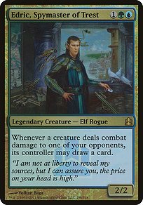 Edric, Spymaster of Trest - Commander 2011 Launch Party - Promo Foil