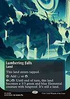 Lumbering Falls - Edge of Eternities: Stellar Sights - Galaxy Foil, Borderless