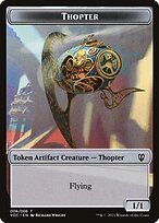 Thopter - Crimson Vow Commander Tokens