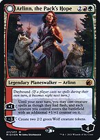 Arlinn, the Pack's Hope // Arlinn, the Moon's Fury - Innistrad: Midnight Hunt Promos - Promo Foil