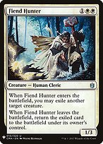 Fiend Hunter - The List