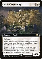 Wall of Mourning - Midnight Hunt Commander - Extended Art
