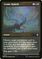 Cosmic Rebirth - March of the Machine: The Aftermath - Etched Foil