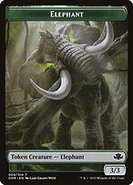 Elephant - Dominaria Remastered Tokens