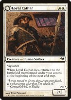 Loyal Cathar // Unhallowed Cathar - Dark Ascension