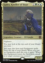 Galea, Kindler of Hope - Forgotten Realms Commander Display Commanders - Etched Foil