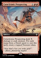 Cataclysmic Prospecting - Outlaws of Thunder Junction Commander - Extended Art
