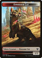 Dinosaur Cat - Commander 2020 Tokens