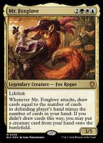 Mr. Foxglove - Bloomburrow Commander - Promo Foil