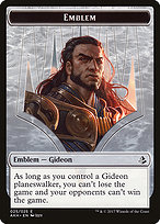 Gideon of the Trials Emblem - Amonkhet Tokens